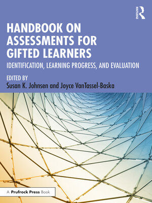 cover image of Handbook on Assessments for Gifted Learners